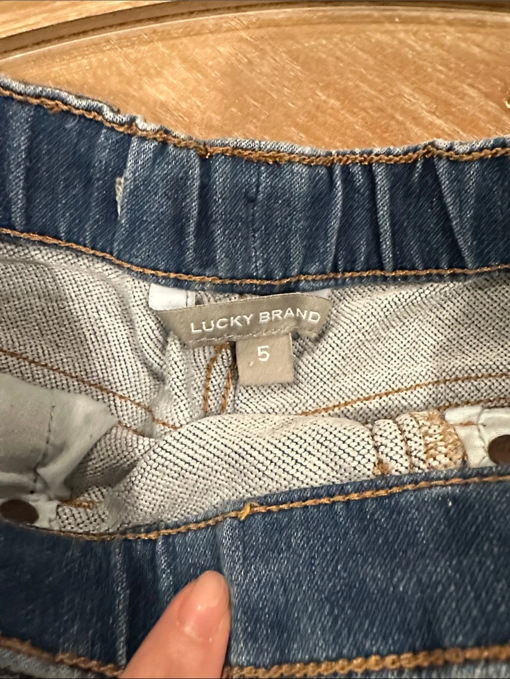 Lucky Brand Kid's Pull-On Elastic Waist Jeans Size 5